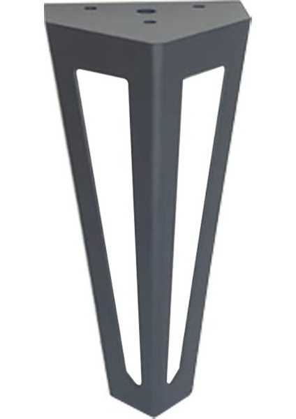 Metal Siyah Koltuk Baza Mobilya Ayağı 14 cm
