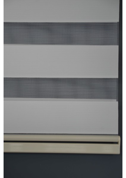 Zebra Stor Perde Ba-02 Beyaz Renk Eteksiz Bambu 210 x 200 cm