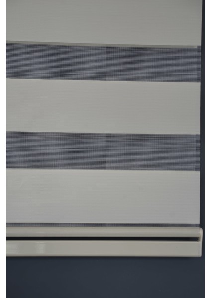 Zebra Stor Perde Ba-04 Krem Renk Eteksiz Bambu 180 x 200 cm
