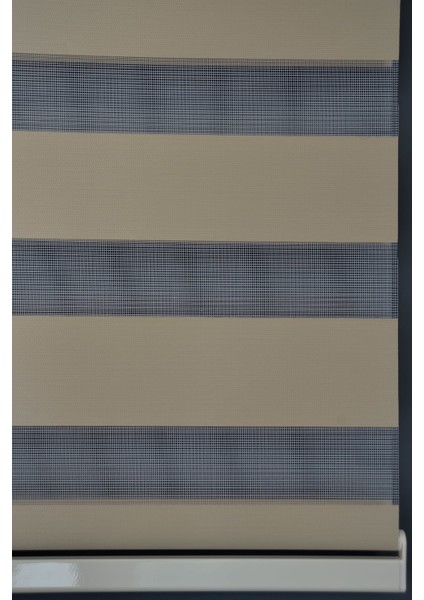 Zebra Stor Perde Ba-11 Karamel Renk Eteksiz Bambu 120 x 260 cm