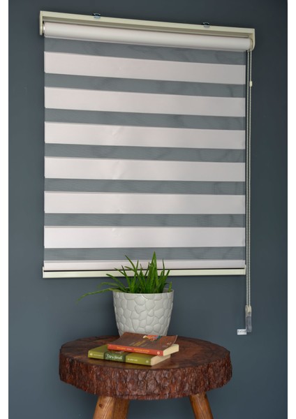 Zebra Stor Perde Ba-06 Pudra Renk Eteksiz Bambu 100 x 260 cm