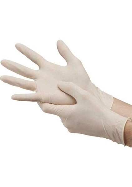 Pudrasız Lateks Eldiven (Medium) 100'LÜ x 20 Paket-1 Koli modelleri