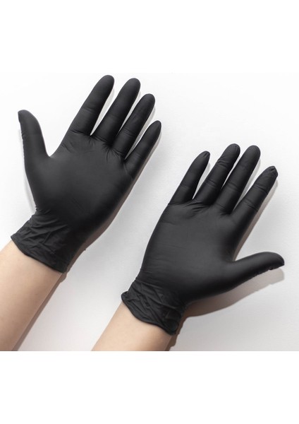 Siyah Pudrasız Nitril Eldiven (Large) 100'LÜ 20 Paket - 1 Koli fiyatları