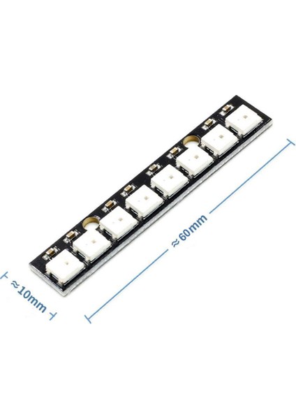 8li WS2812B 5050 Rgb LED 8 Adet Rgb LED Modül Neopixel Stick