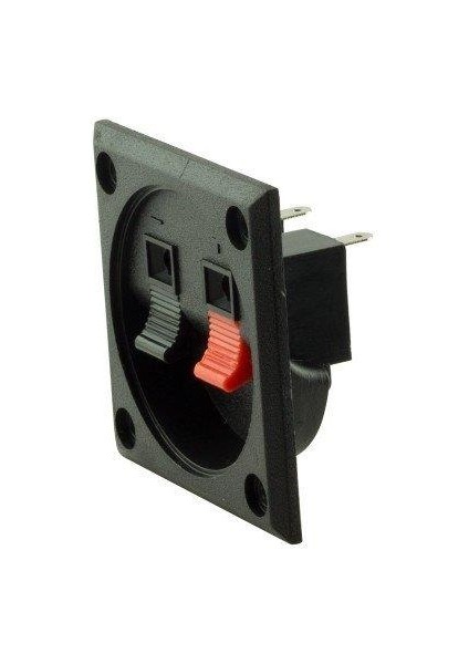 İkili Hoparlör Terminali Kare 57 x 57 mm 50 Adet