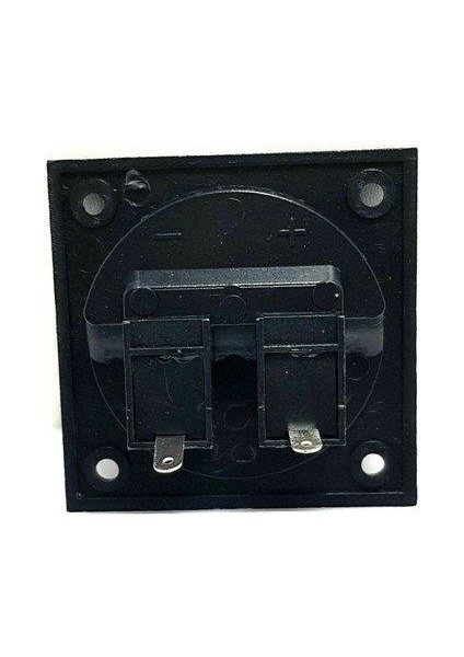 İkili Hoparlör Terminali Kare 57 x 57 mm 50 Adet