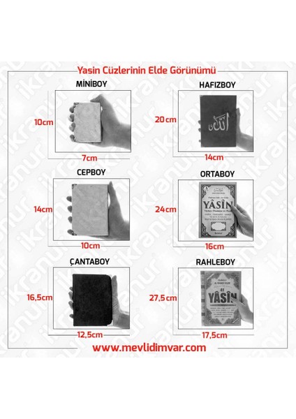 Yasin Cüzü Özel Ciltli Baskılı (Orta Boy 16×24, 192 Sayfa) Yeşil 50 Adet indirimleri
