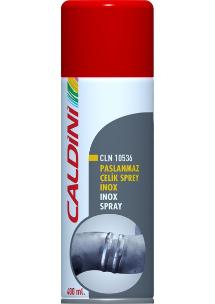 400 ml Caldini Paslanmaz Çelik Inox Sprey Boya