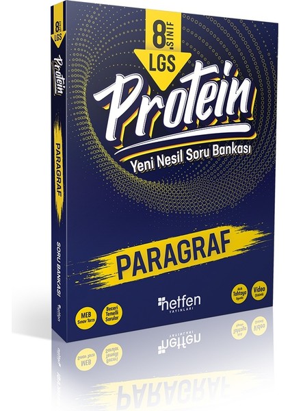 8. Sınıf LGS Protein Yeni Nesil Paragraf Soru Bankası