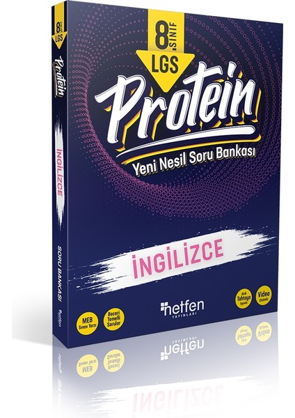 8. Sınıf LGS Protein İngilizce Yeni Nesil Soru Bankası