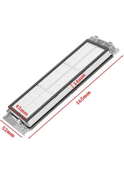 Roborock S50 Uyumlu 2 Parça Yedek Filtre Fırça Seti