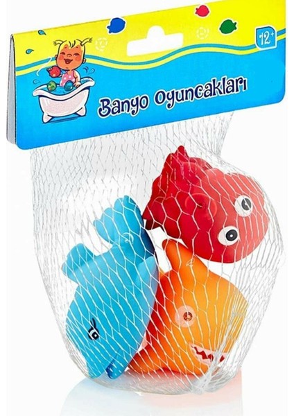 Soft Deniz Canlıları 3'lü Banyo Oyuncağı