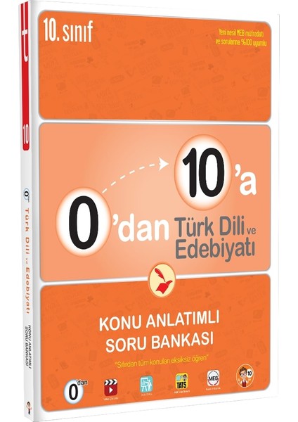 0'dan 10'a Türk Dili ve Edebiyatı Konu Anlatımlı Soru Bankası