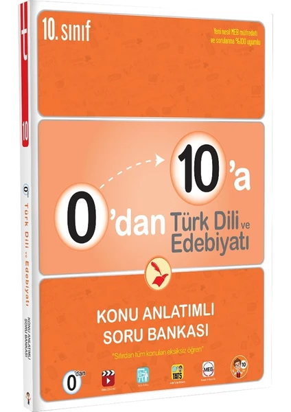 Tonguç Akademi 0'dan 10'a Türk Dili ve Edebiyatı Konu Anlatımlı Soru Bankası