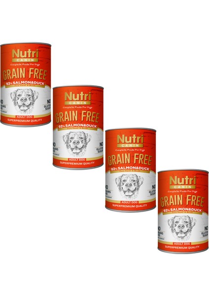 Somon&ördek %92 Tahılsız 400GR Adult Nutri Canin Yaş Köpek