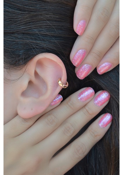 S&A Accessories Düz Halka Piercing Tragus Helix Kıkırdak Küpesi
