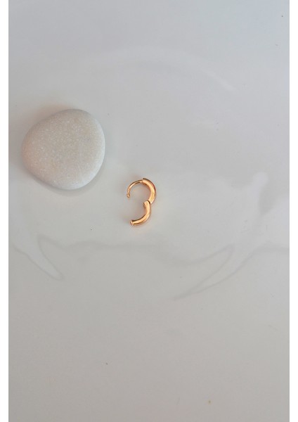 S&A Accessories Düz Halka Piercing Tragus Helix Kıkırdak Küpesi