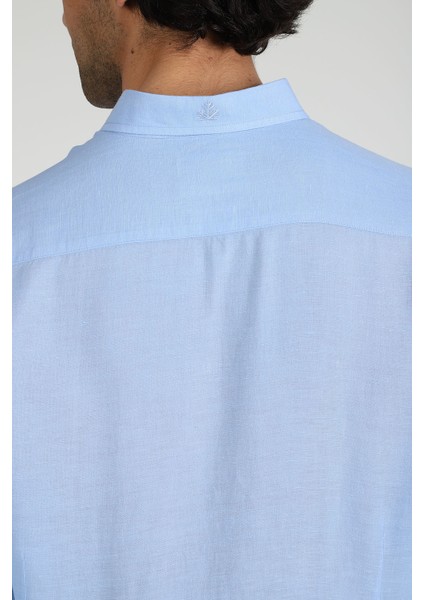 Relaxed Fit Düğmeli Yaka Gömlek Neo-Epherest Açık Mavi fırsatları