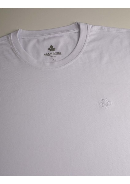 Erkek Bisiklet Yaka T-Shirt Neo-Premier Beyaz fiyatları