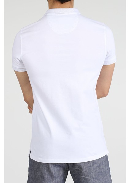 Erkek Polo Yaka T-Shirt Neo-Tune Beyaz fırsatları