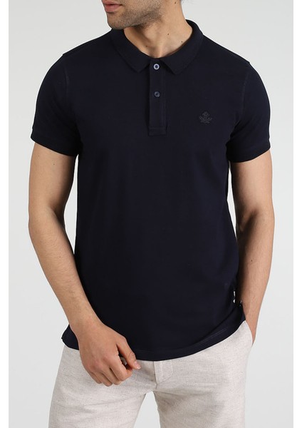 Erkek Polo Yaka T-Shirt Neo-Tune Lacivert modelleri