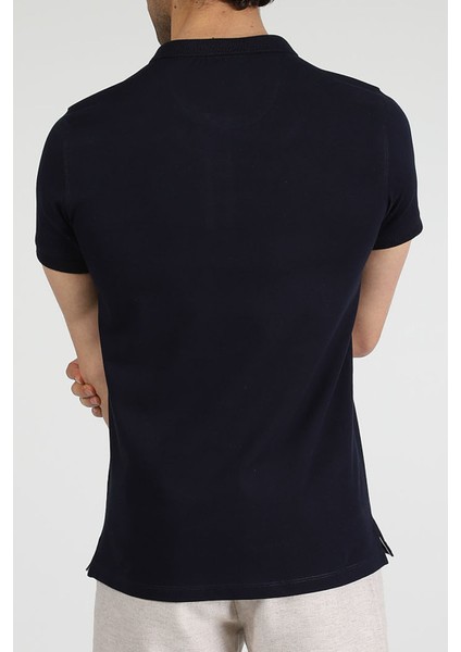 Erkek Polo Yaka T-Shirt Neo-Tune Lacivert fırsatları