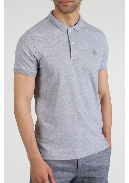 Erkek Polo Yaka T-Shirt Neo-Tune Gri modelleri