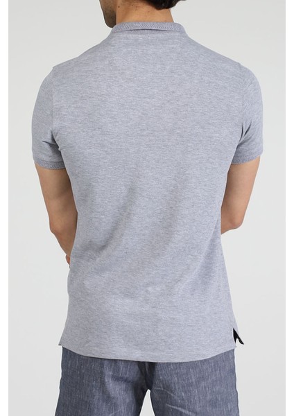 Erkek Polo Yaka T-Shirt Neo-Tune Gri fırsatları
