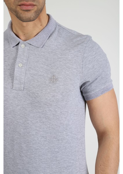 Erkek Polo Yaka T-Shirt Neo-Tune Gri indirimleri