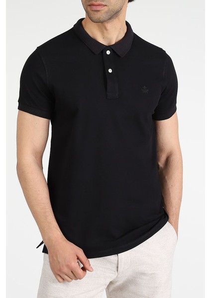 Erkek Polo Yaka T-Shirt Neo-Tune Siyah modelleri