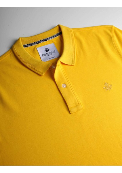 Erkek Polo Yaka T-Shirt Neo-Essential Sarı fiyatları