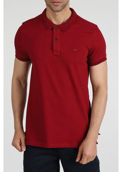 Erkek Polo Yaka T-Shirt Neo-Essential Bordo modelleri