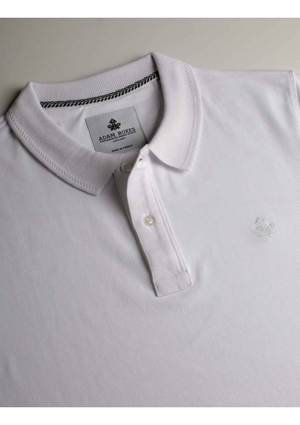 Erkek Polo Yaka T-Shirt Neo-Essential Beyaz fiyatları