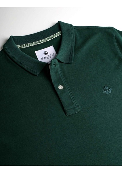 Erkek Polo Yaka T-Shirt Neo-Essential Koyu Yeşil fiyatları
