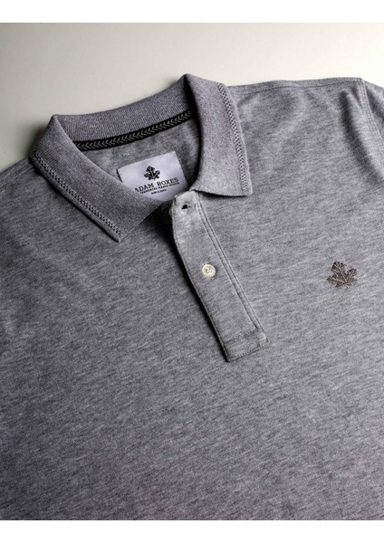 Erkek Polo Yaka T-Shirt Neo-Essential Gri fiyatları