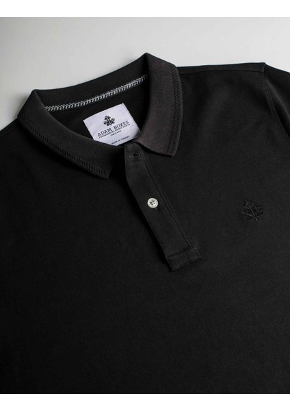 Erkek Polo Yaka T-Shirt Neo-Essential Siyah fiyatları