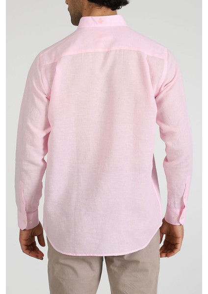 Relaxed Fit Düğmeli Yaka Gömlek Neo-Epherest Pembe modelleri