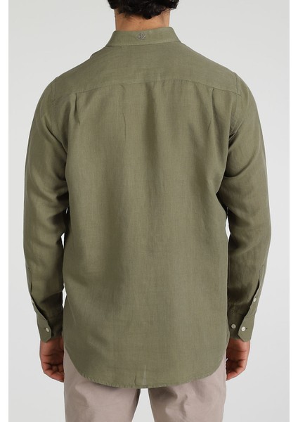 Relaxed Fit Düğmeli Yaka Gömlek Neo-Epherest Haki modelleri
