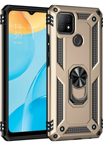 Oppo A15 Kılıf Vega Silikon Gold