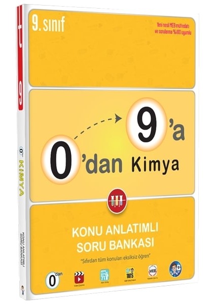 Tonguç Akademi 0'dan 9'a Kimya Konu Anlatımlı Soru Bankası