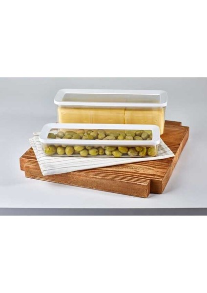 Dikdörtgen Saklama Kabı Sığ 4 x 750 ml. fiyatları