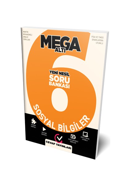 6.Sınıf Mega 6 Sosyal Bilgiler Soru Bankası