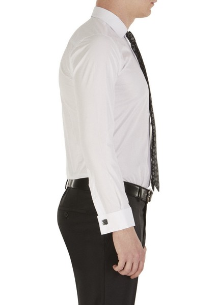 Gk 235 Slim Fit Beyaz Klasik Gömlek fiyatları