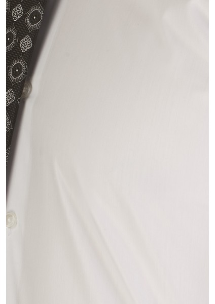 Gk 235 Slim Fit Beyaz Klasik Gömlek fırsatları