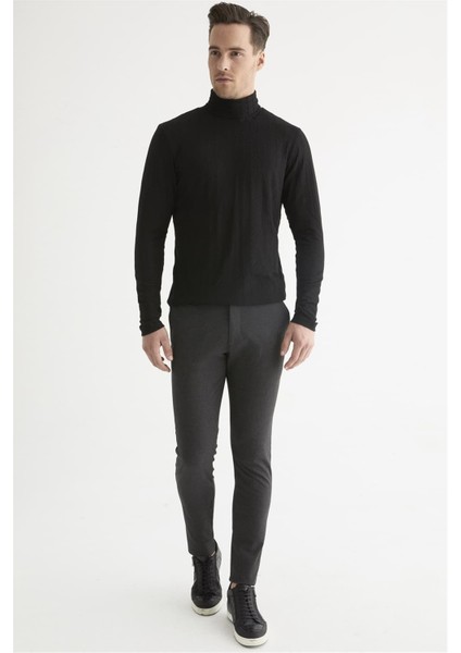 P 1074 Slim Fit Antrasit Spor Pantolon