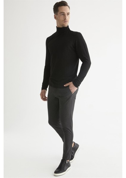 P 1074 Slim Fit Antrasit Spor Pantolon fiyatları