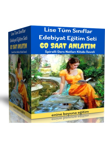 Enine Boyuna Eğitim Lise Tüm Sınıflar Edebiyat Görüntülü Eğitim Seti (60 Saat Anlatım)