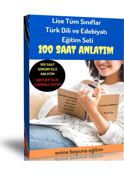 Enine Boyuna Eğitim Lise Tüm Sınıflar Türk Dili ve Edebiyatı Eğitim Seti (100 Saat Anlatım) fiyatları
