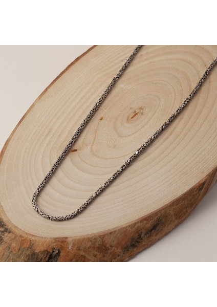 925 Ayar 3 mm 15,60 gr 55 cm Kare Gümüş Erkek Kral Zincir Kolye modelleri