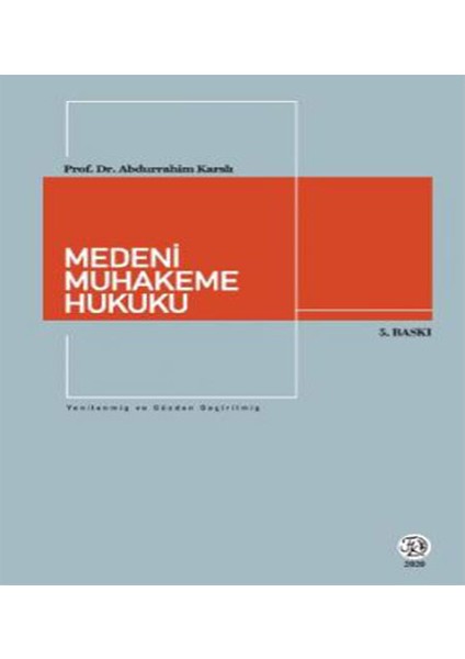 Medeni Muhakeme Hukuku - Abdurrahim Karslı fiyatları